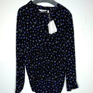 NWT & Other Stories Purple flower blouse...